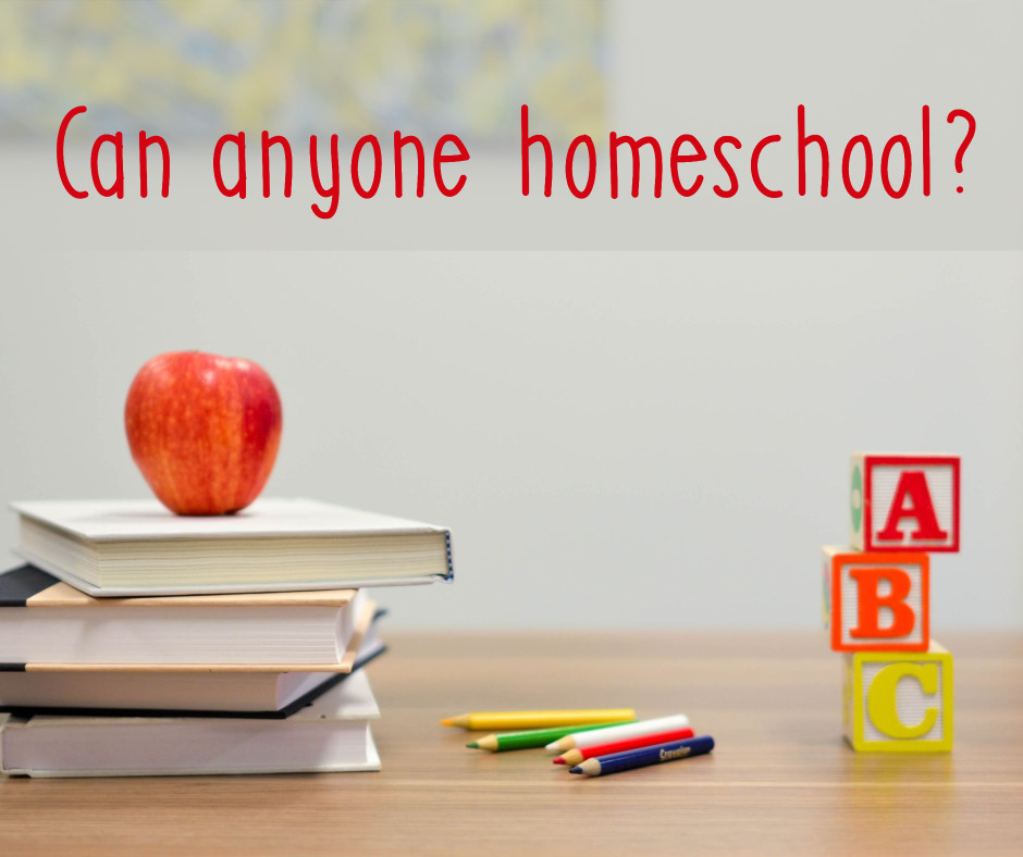 Can anyone homeschool? No!
