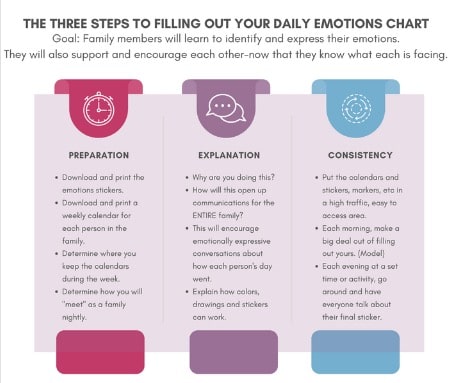 SEL chart and stickers