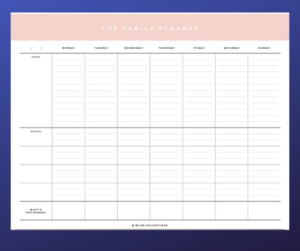 Bliss Family Planner